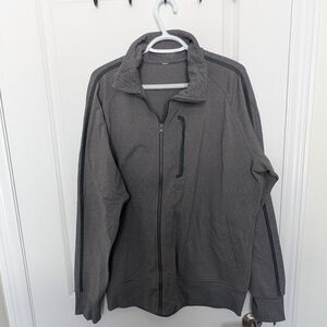 Lululemon Gray Full-Zip Sweater